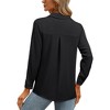 Nlife Womens Rhinestone Fringe Shirt Top Western Cowgirl Cowboy Rodeo Sparkly Tassel Long Sleeve Button Down Shirts Nashville Country Concert Outfit - 4 of 4