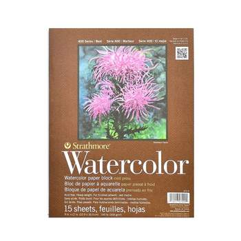 8.25 x 8.25 Watercolor Book, Gray Hardcover –