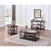 Vynxaria Elegant Sofa End Tables - Glass Top Console Table with Marble Shelf(54"Lx20"Wx30"H) - 3 of 4