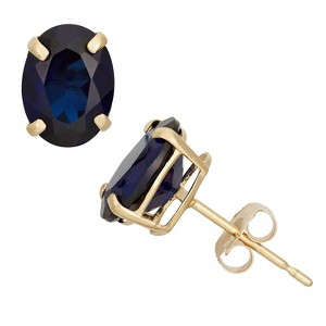Designs By Gioelli 10K Gold Gemstone Stud Earrings - 1 of 2
