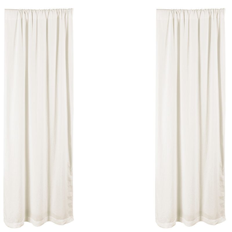 100% Linen  - Lined Curtain Panel - 2pk - Levtex Home, 2 of 4