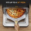 Heynemo Electric Indoor Pizza Oven: Countertop Pizza Maker with 6 Presets, Heats up to 750¨H, 12" Portable Pizza Cooker Warmer with Control Knob - 2 of 4