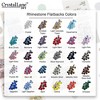 Crystal Lane DIY 144 Pieces SS34 (7mm) Crystal AB Glass Flat Back Hotfix Rhinestones for Arts and Crafts - 4 of 4