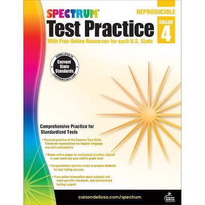 Spectrum Test Practice, Grade 4 - (Paperback)