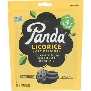 Panda Licorice Soft Black Licorice. - 1 of 2