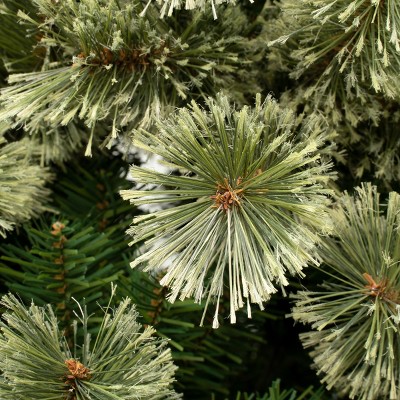 6' Green Cashmere Pine Artificial Christmas Tree with Hinged Branches