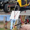 48" Farm Jack 3 Ton Heavy Duty - 7000LB Capacity, Ratcheting Lift 5.12-25.39", Hi Lift Jack Off Road - 4 of 4