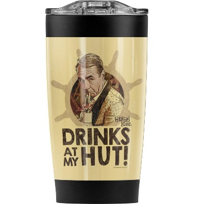 Gilligans Island Drinks Steel Tumbler 20oz Coffee Travel Mug