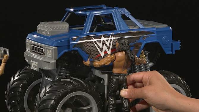 WWE Wrekkin&#39; Slam Crusher Monster Toy Truck, 2 of 7, play video