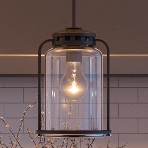 Urban Ambiance Luxury Nautical Pendant Light,  12"H x 7.75"W,  Olde Bronze Finish, UHP2111 - 1 of 4