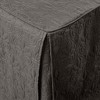 Gulches 3 Piece King Split Corner Pleated Quilted Bedspread,Dark Grey - 4 of 4