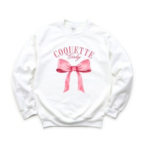 Simply Sage Market Women's Graphic Sweatshirt Coquette Girly - 1 of 3