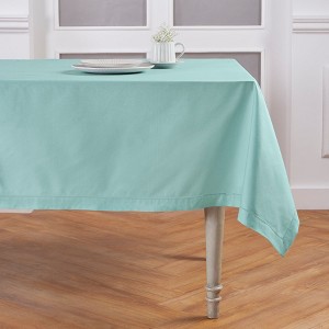 Solino Home Cotton and Linen Hemstitch Tablecloth - 1 of 4