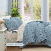 BAGOKIE 7pc Wildflower Puff Bed in a Bag King Size Comforter Set for All Season, Bluebell - 3 of 4