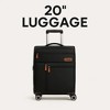 NEW YORK XPRESS XJ-1901 Softside Spinner Luggage – Lightweight, Durable & Sleek Travel Companion (20" 26" 30") - 4 of 4