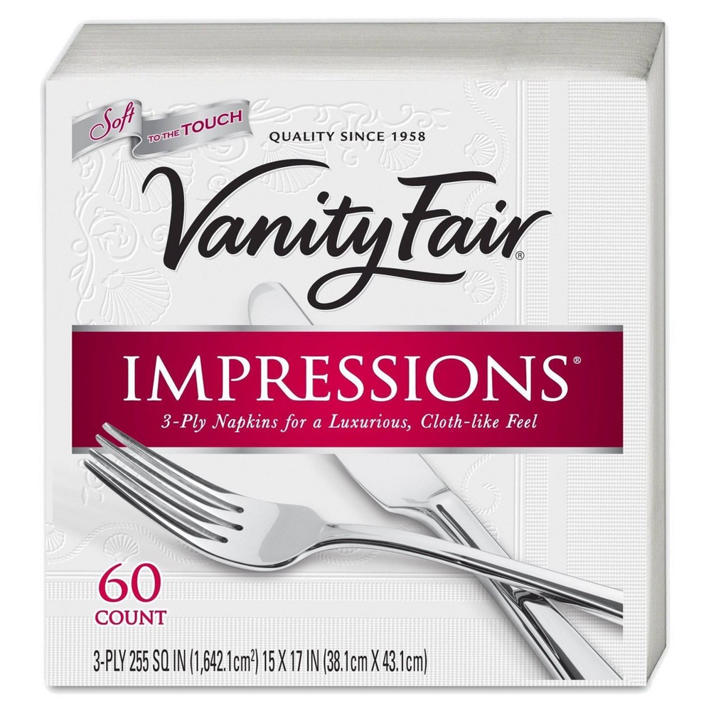 UPC 042000351706 product image for Vanity Fair Dinner Napkins 60 ct | upcitemdb.com
