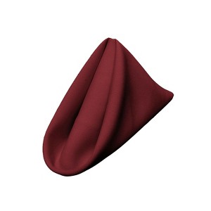 Slickblue Polyester Poplin Napkins 18"x18", Serged Edge, Event or Daily Table Use, 41 Color Options – Set of 4 or 10 - 1 of 4