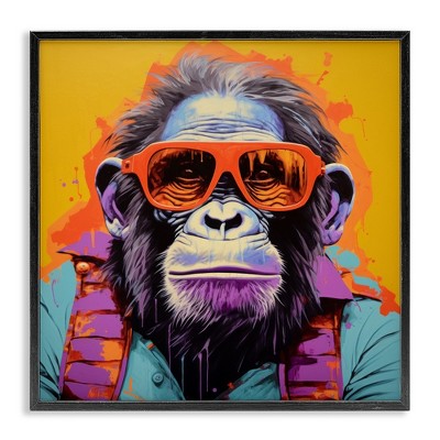 Stupell Industries Pop Style Gorilla, 12" x 12"