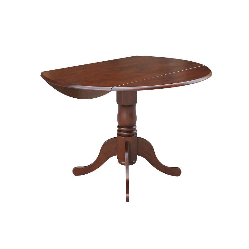 42" Mason Round Dual Drop Leaf Dining Table - International Concepts, 5 of 15