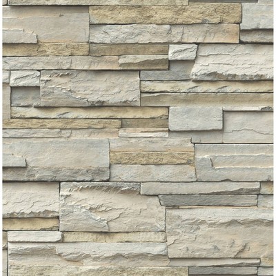 NuWallpaper Brewster Slate Peel & Stick Wallpaper