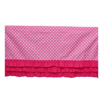 Bacati - MixNMatch Pink Frills on Bottom Crib/Toddler ruffles/skirt