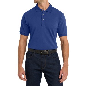 Mafoose Men's Tall Cotton Heavyweight Soft Pique Polo Short Sleeve Shirt - 1 of 4