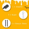 Tangkula Halloween Decoration 4 Ft Blow-up Inflatable Pumpkin With Witch Hat LED Bulbs Yard - 4 of 4