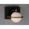 Maxim Lighting Revolve 1 - Light Vanity in  Black/Gold - 2 of 4