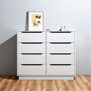 8 Drawer Dresser for Bedroom, 47.2''W Modern Long Storage Cabinet, Wooden Chest of Drawers for Clothes, TV Stand, Entryway, Closet, Living Room - 1 of 4