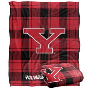 Youngstown State University Campus Plaid Spirit Silky Touch Super Soft Throw Blanket 50x60 - 1 of 4