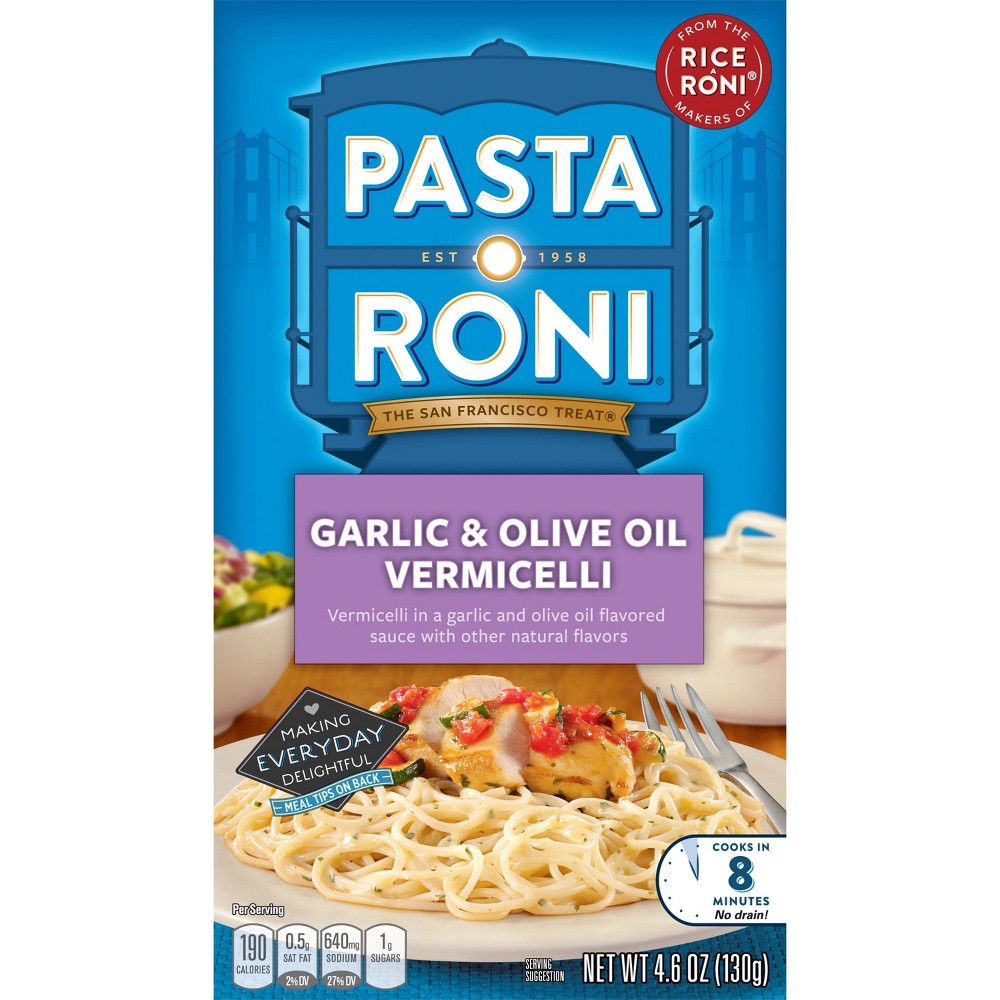 UPC 015300440258 product image for Pasta Roni Garlic & Olive Oil Vermicelli - 4.6oz | upcitemdb.com