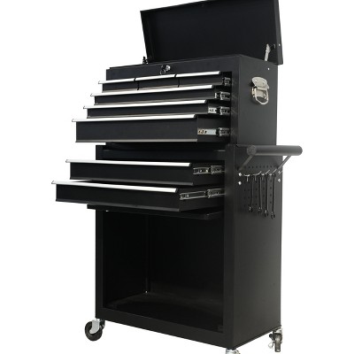 MOEPISY Eight-Drawer Large Capacity Rolling Toolbox, Detachable Cabinet Storage Toolbox With Wheels and Drawers
