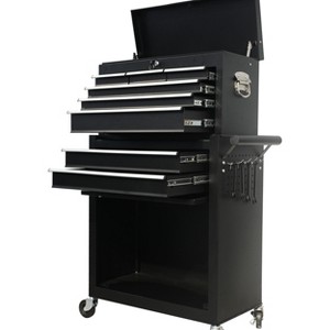 MOEPISY Eight-Drawer Large Capacity Rolling Toolbox, Detachable Cabinet Storage Toolbox With Wheels and Drawers - 1 of 4