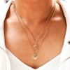 Boho Starfish & Seashell Necklace for Women - Adjustable Layered Beach Chain - 2 of 4