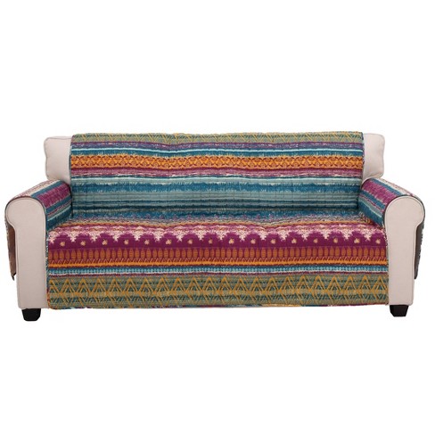 Southwest Sofa Furniture Protector Slipcover Blue/purple