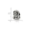 Black Bow Jewelry Sterling Silver Beagle Bead Charm - 3 of 4