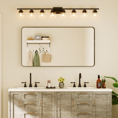 Wall-Mounted Mirror Rectangle Bathroom Vanity Mirrors Framed Mirrors Aluminum Framed Bathroom Mirror