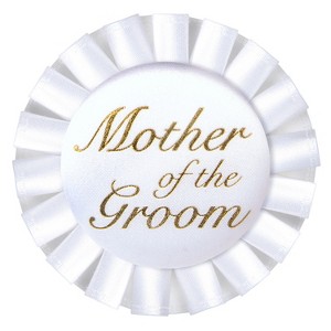 Beistle Mother Of The Groom Satin Button, 3.5", (4/Pkg) Multicolored - 1 of 1