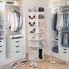 7-Tier Rotating Shoe Rack with High Boot Storage and Vertical Organizer Tower for Closet or Entryway-3irtyhousy - 2 of 4