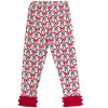 RuffleButts Girls Ruffle Leggings - 2 of 2