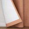 Room Darkening Heathered Thermal Window Curtain Panel Orange - Room Essentials™ - 4 of 4