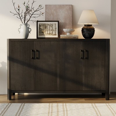 Sideboard Storage Cabinet with Soft-Close Doors and Metal Handles, Sideboard Buffet for Kitchen, Entryway, Dining Room-Maison Boucle