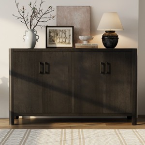 Sideboard Storage Cabinet with Soft-Close Doors and Metal Handles, Sideboard Buffet for Kitchen, Entryway, Dining Room-Maison Boucle - 1 of 4