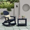 WestinTrends 2-Piece Outdoor Patio Adirondack Rocking Chair with Side Table Set - 2 of 4