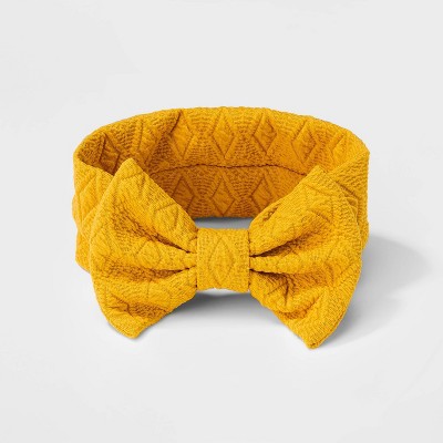 Image of Baby Girls' Headwrap - Cloud Island™ Yellow