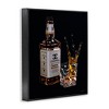 Stupell Industries Splashing Liqueur Glam Whiskey Bottle, 24" x 30" - 3 of 4
