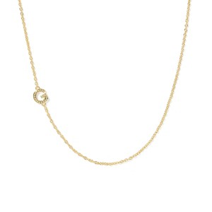 Kendra Scott 14K Gold Over Brass Mini "G" Initial Pendant Necklace - Gold - 1 of 3