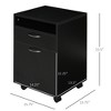 QingMoon Printer Stand with Castors, Mobile File Cabinet Organizer with Drawer and Cabinet for A4 Letter Size Hangable File Folders for Home Office - 4 of 4