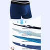 TIICHOO Incontinence Underwear for Men Washable Leakproof Boxer Briefs for Bowel Leakage Cotton Absorbent Underwear 5 Pack - 4 of 4