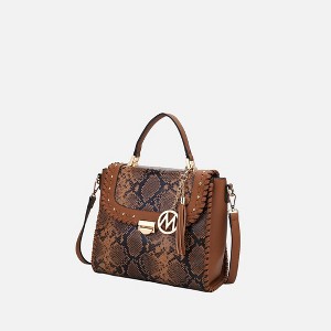 MKF Collection Lilli Vegan Leather Satchel Bag for Women by Mia K - 1 of 3